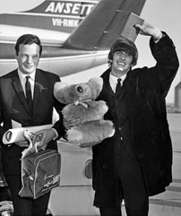 Ringo Starr arrives in Melbourne, Australia