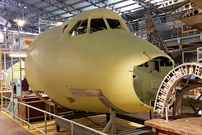 Now on display inside the relocated and refurbished 'Bellman' hangar in an 'under construction' condition as part of an 'Aircraft Factory' display.
