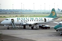 Painted in the Bouraq 'White' livery circa 1990.
