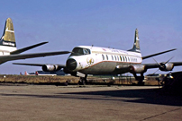 Photo of Channel Airways Viscount G-ATVE c/n 366 January 1972