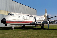 A slow process of restoring the exterior of the aircraft.