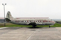 Brownsville Airport Emergency Services Viscount c/n 144 N3832S / CF-TGZ