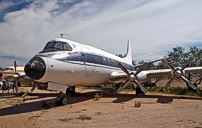 Viscount c/n 40 N22SN at the Prima Air and Space Museum.