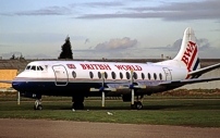 BWA - British World Airlines Viscount c/n 382 G-APEY.