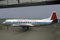 British United Airways (BUA) V.804 series Viscount G-AOXV