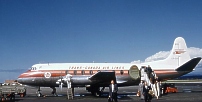 Painted in the Trans-Canada Air Lines (TCA) 'White Top' livery.