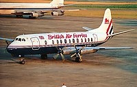 Photo of British Air Ferries (BAF) Viscount G-AOHM