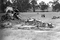 The aircraft was destroyed on take-off.
