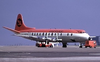 Painted in the Cambrian Airways ‘Orange‘ livery.
