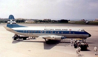 Noted back in service with British Midland Airways (BMA) in Arkia livery but minus any titles.