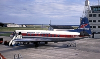 Painted in the Cambrian Airways livery with 'British Air Services' main titles.