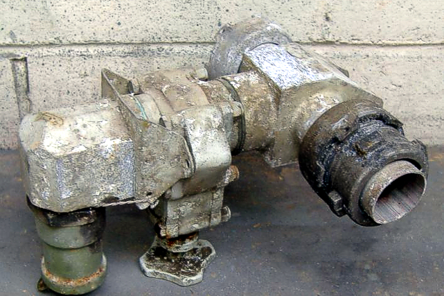 The power drain valve before restoration